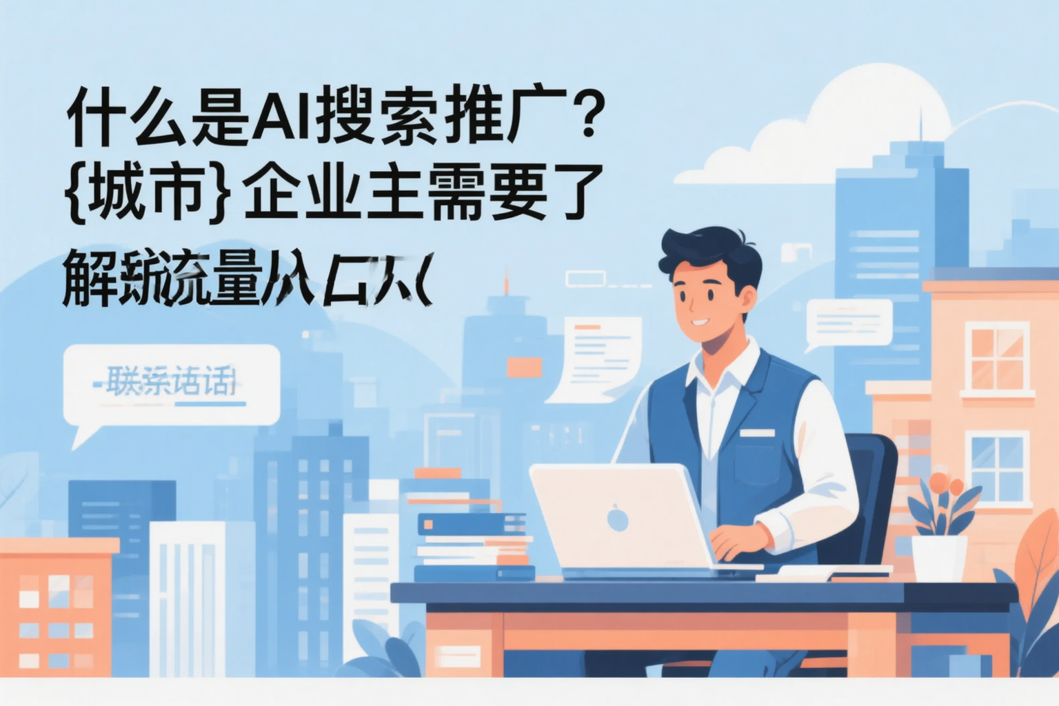什么是AI搜索推广?辽源企业主需要了解的新流量入口