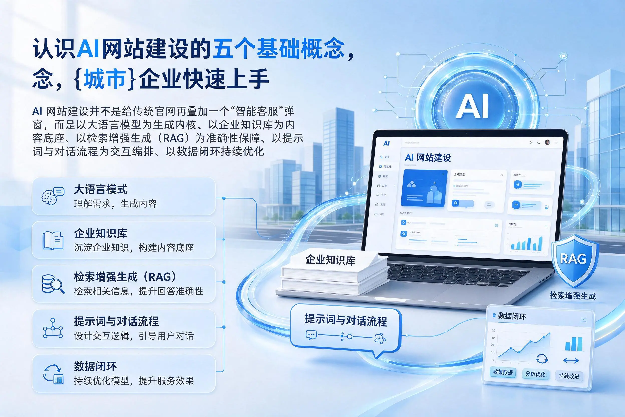 认识AI网站建设的五个基础概念,辽源企业快速上手
